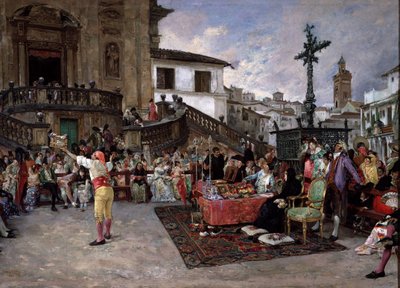 Helgonets tombola, Sevilla av Jose Jimenez y Aranda