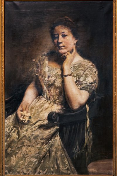 Porträtt av en dam av Jose Villegas Cordero