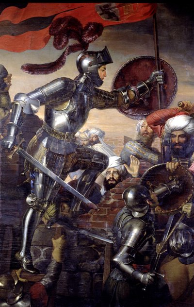 Erövringen av fästningen Montefrío av Gonzalo Fernández de Córdoba av José de Madrazo