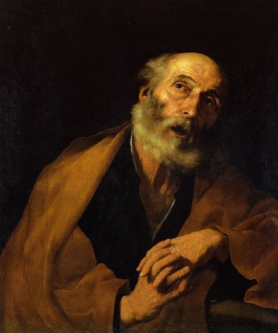 Reue des Heiligen Petrus, 1630 von Jusepe de Ribera