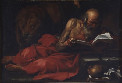 Sankt Jerome av Jusepe de Ribera