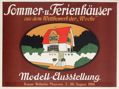 Sommar och Ferienhauser, 1908. av Josef Bichlmeier