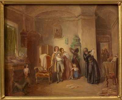 Den rasande fordringsägaren av Josef Danhauser
