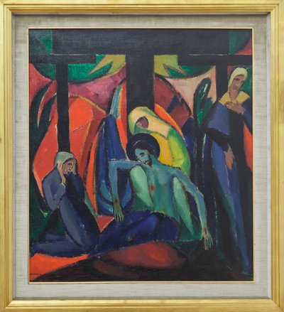 Nedstigning från korset (deponering) av Josef Eberz