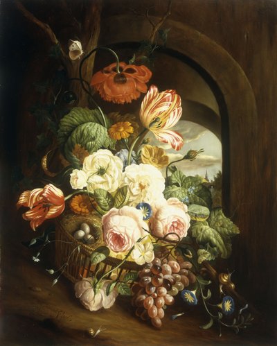 Stilleben med olika blommor av Josef Holstayn
