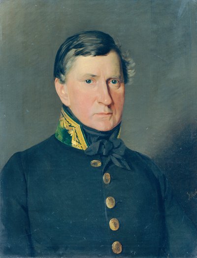 porträtt av en gentleman av Josef Huttary
