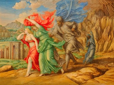 A1_Genesis_26-Flykten från Sodom och Gomorra av Josef Johann Michel