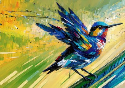 Djur: kolibri 3 av Josef Johann Michel