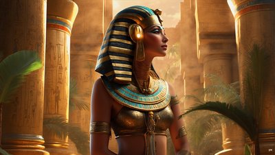 Dreamcore_antika egyptiska-världen_05 av Josef Johann Michel