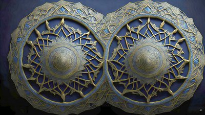 mandala: Egyptiska element_01 av Josef Johann Michel