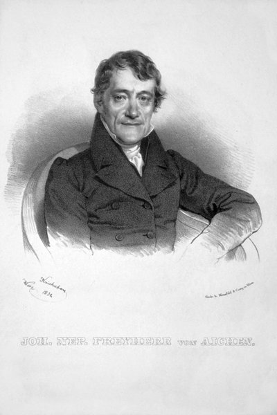 Aichen Litho av Josef Kriehuber