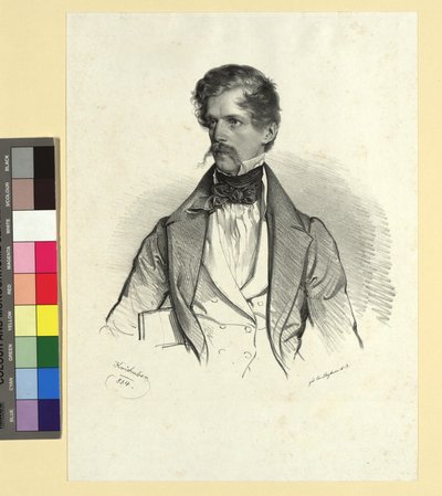 Baron Anton v. Doblhoff av Josef Kriehuber