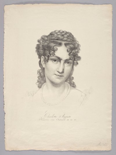 Charlotte Auguste, kejsarinna av Österrike etc. av Josef Kriehuber