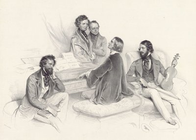 En matiné på Liszt av Josef Kriehuber