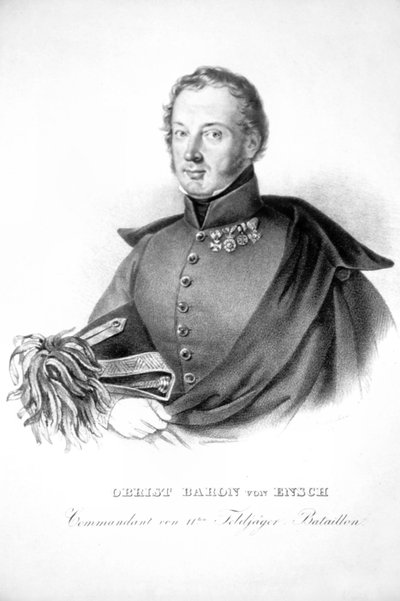 Franz Ensch Litho av Josef Kriehuber