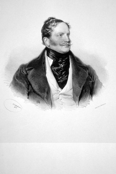 Franz Hardegg Litho av Josef Kriehuber