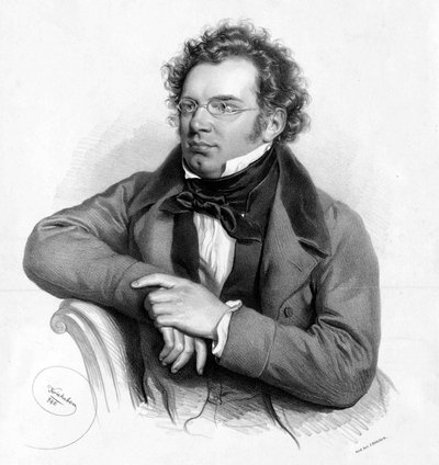 Franz Schubert av Josef Nikolaus Kriehuber