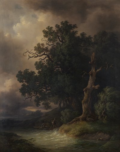 åskväder landskap av Josef Kriehuber