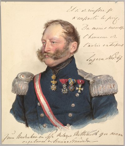 Prins Friedrich av Schwarzenberg av Josef Kriehuber