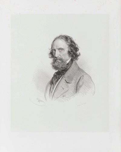 Självporträtt, 1860. av Josef Kriehuber