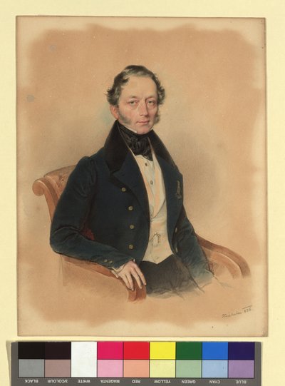 Okänd man av Josef Kriehuber