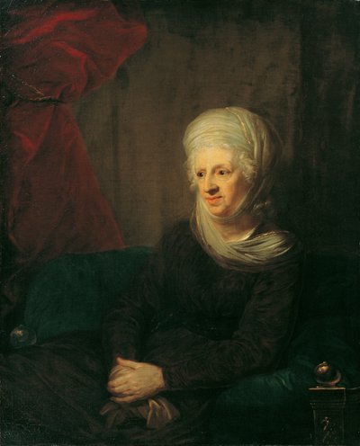 En gammal dam (Frau von Weinbrenner) av Josef Mathias Grassi