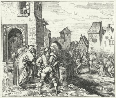 Gustav Adolf av Sverige på väg in i München, 1632 av Josef Mathias Trenkwald