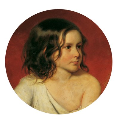 barnporträtt av Josef Matthäus Aigner