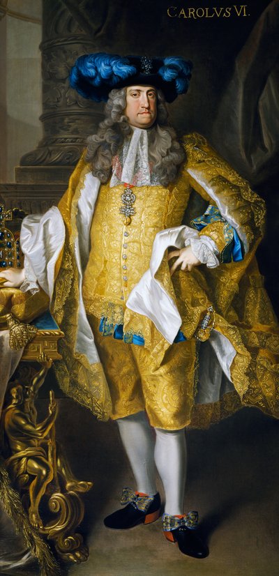 Porträtt av Karl VI av Österrike (Wien av Josef and Mayrhofer Friedrich Kiss