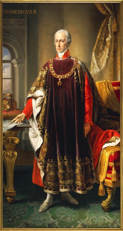 Porträtt av Francis Joseph Charles av Hapsburg-Lorraine (Florens av Josef and Mayrhofer Friedrich Kiss