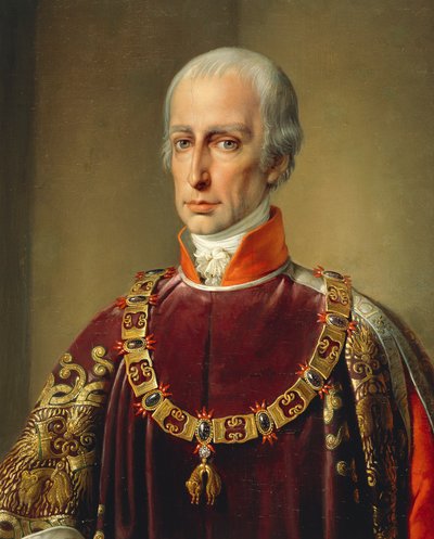 Porträtt av Francis Joseph Charles av Hapsburg-Lorraine (Florens av Josef and Mayrhofer Friedrich Kiss