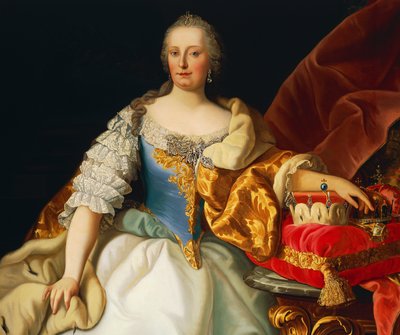 Porträtt av Maria Theresia av Österrike (Wien av Josef and Mayrhofer Friedrich Kiss