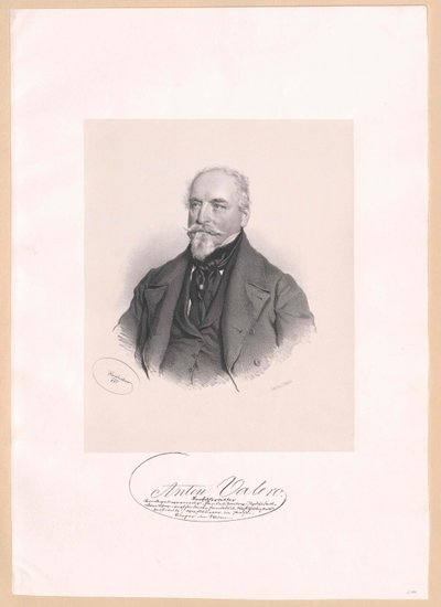 Anton Valero (tryck) av Josef Nikolaus Kriehuber