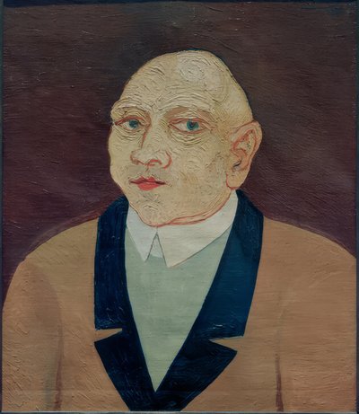 Man med gul jacka av Josef Scharl