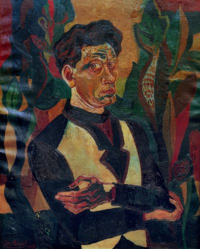 Självporträtt av Josef Scharl