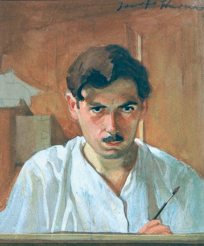 självporträtt av Josef Wawra