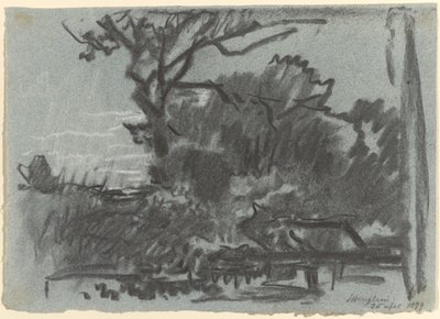 Skogsscen av Josef Wenglein