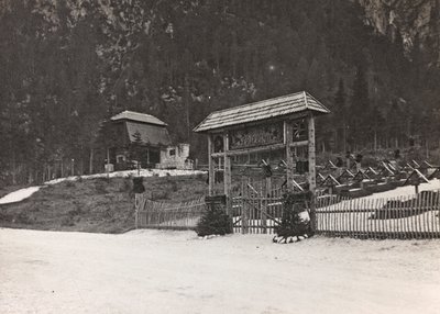 Album "Mitt världskrig - minnen av sydvästra fronten i Kärnten, Italien, Trentino-Alto Adige) 31/03/1915-12/11/1918 - Josef Zohles Wien ": militärkyrkogård i Seisse av Josef Zohles