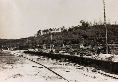 Album "Mitt världskrig - minnen av sydvästra fronten i Kärnten, Italien, Trentino-Alto Adige) 31/03/1915-12/11/ 1918 - Josef Zohles Wien ": järnvägs- och militärfordon av Josef Zohles