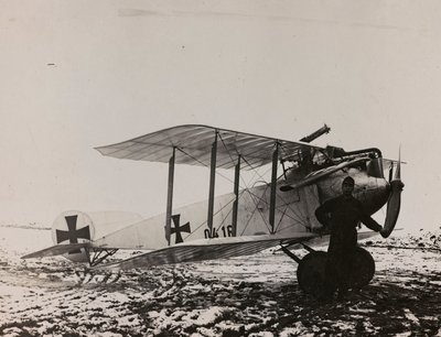 Album "Mitt världskrig - minnen av sydvästra fronten i Kärnten, Italien, Trentino-Alto Adige) 31/03/1915-12/11/ 1918 - Josef Zohles Wien ": Österrikiskt plan (s/v foto) av Josef Zohles