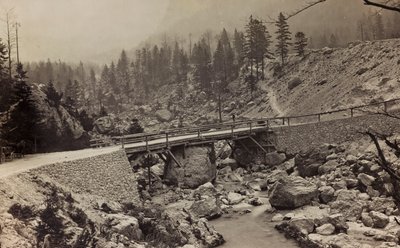 Album "Mitt världskrig - minnen av sydvästra fronten i Kärnten, Italien, Trentino-Alto Adige) 31/03/1915-12/11/1918 - Josef Zohles Wien ": militärbro över ri av Josef Zohles