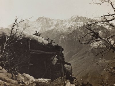 Album "Mitt världskrig - minnen av sydvästra fronten i Kärnten, Italien, Trentino-Alto Adige) 31/03/1915-12/11/ 1918 - Josef Zohles Vienna ": flyktingmilitär i Brisia ( av Josef Zohles