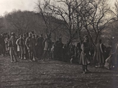 Album "Mitt världskrig - minnen från sydvästra fronten i Kärnten, Italien, Trentino-Alto Adige) 31/03/1915-12/11/1918 - Josef Zohles Wien ": fångar (s/v foto) av Josef Zohles