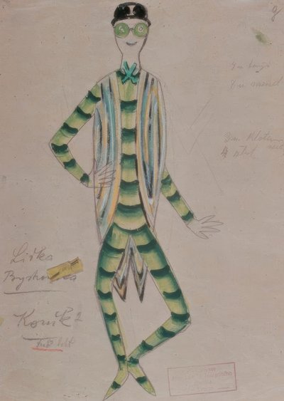 Janacek, smart liten räv/figur av Josef Čapek