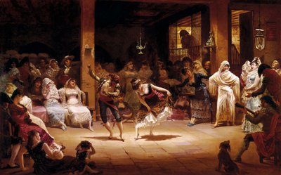 Oljelampans dans av Josep Llovera Bofill