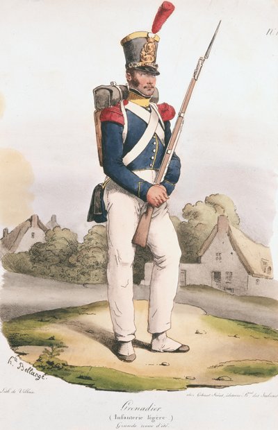 grenadjärvakt av Joseph Louis Hippolyte Bellange