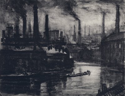 Östra London (litho) av Joseph (after) Pennell