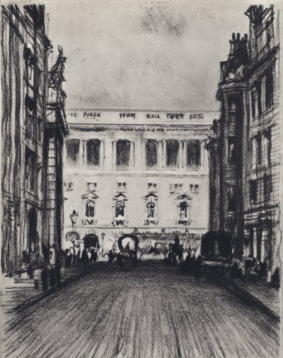 The Gaiety (litho) av Joseph (after) Pennell