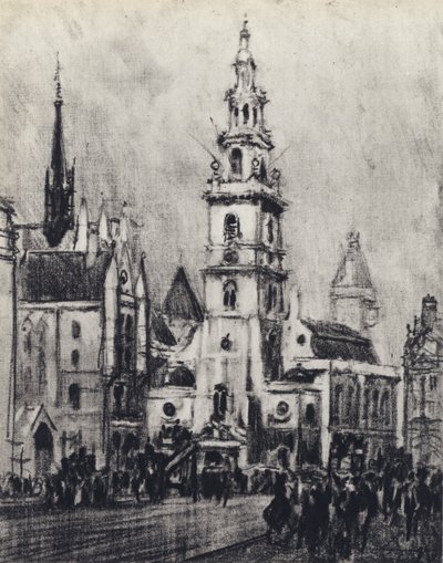 The Strand (litho) av Joseph (after) Pennell