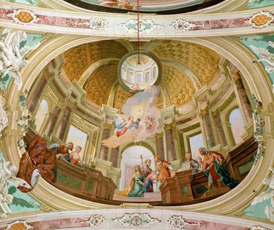 Presentation i templet av Joseph Adam von Mölk